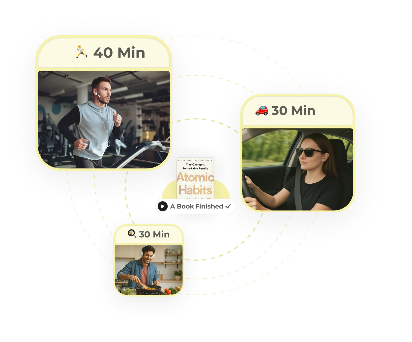 Two phones illustration